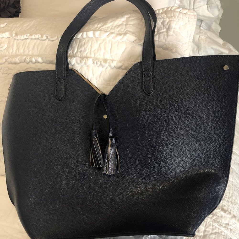 Neiman Marcus  Leather Tote with Tassels